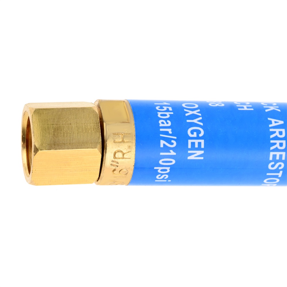 thumbnail image 2 of JZWELD Flashback Arrestors, Oxygen Acetylene Flashback Arrestor Set For Regulator End 9/16-18 Threads B Size, Check Valve Sets 2 of 14