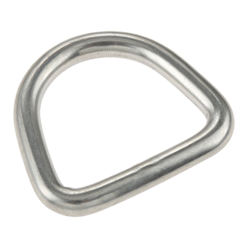 Steel DRing Hook Welded And Polished Marine Boat Surfing Camping Clip