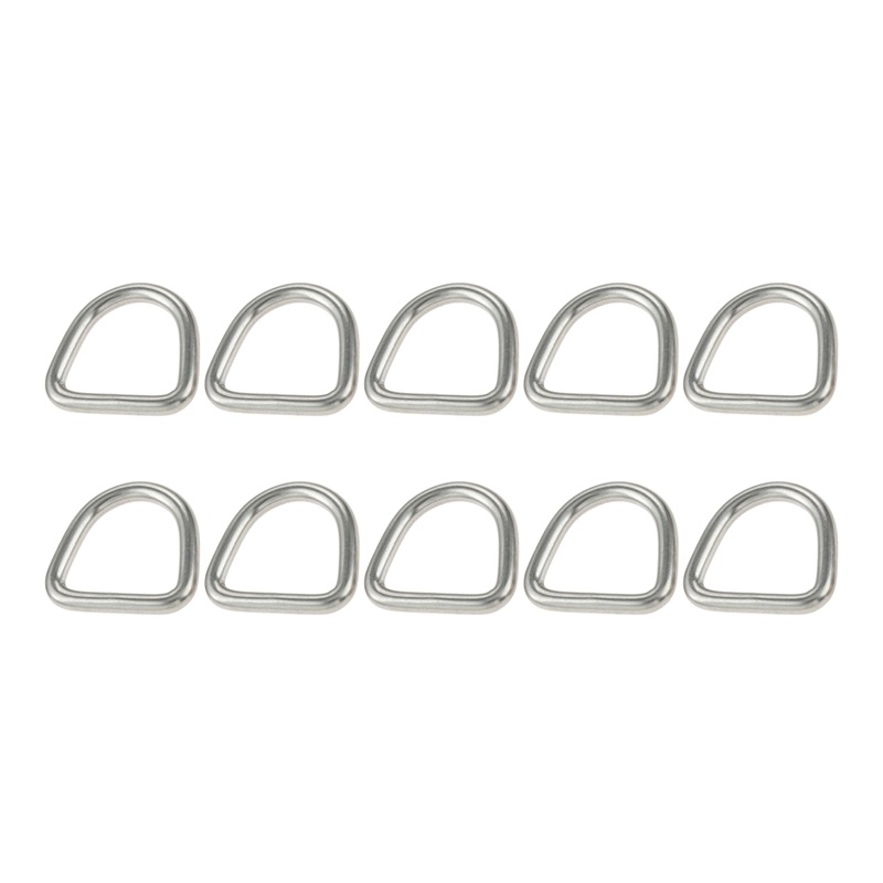 Steel DRing Hook Welded And Polished Marine Boat Surfing Camping Clip